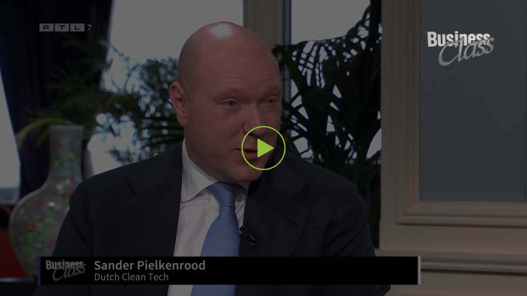 Dutch Clean Tech CEO Sander Pielkenrood bij Business Class gepresenteerd door Harry Mens
